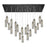Innovations Crown 21Lt 71" Cord Multi Pend, SN/SM - 172BK-B-21P-SN-G434-12SM