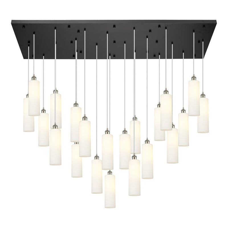Innovations Crown 21Lt 71" Cord Multi Pend, SN/WH - 172BK-B-21P-SN-G434-12WH