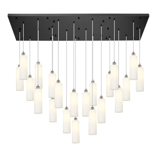 Innovations Crown 21Lt 71" Cord Multi Pend, SN/WH - 172BK-B-21P-SN-G434-12WH