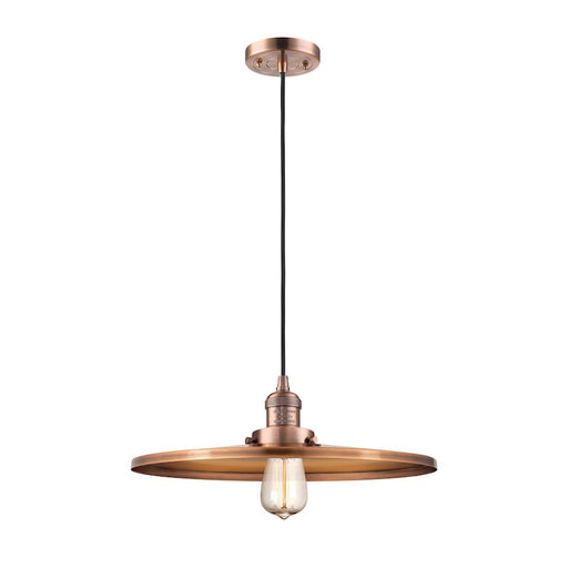 Innovations Appalachian 1 Light 16" Mini Pendant, Copper - 201C-AC-MFR-AC-16