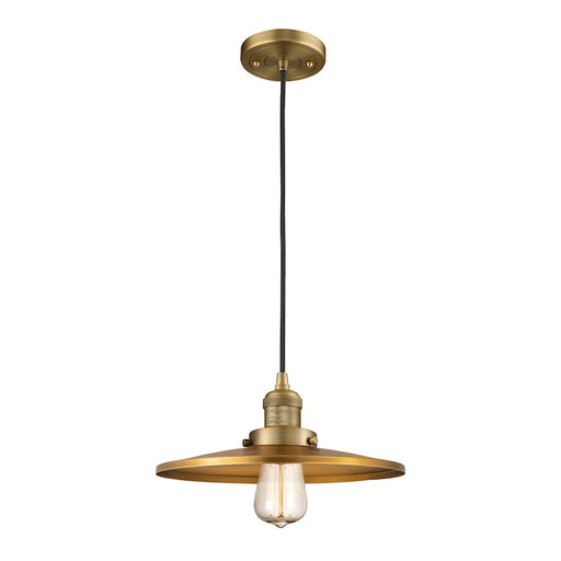 Innovations Appalachian 1 Light 12" Mini Pendant, BB - 201C-BB-MFR-BB-12