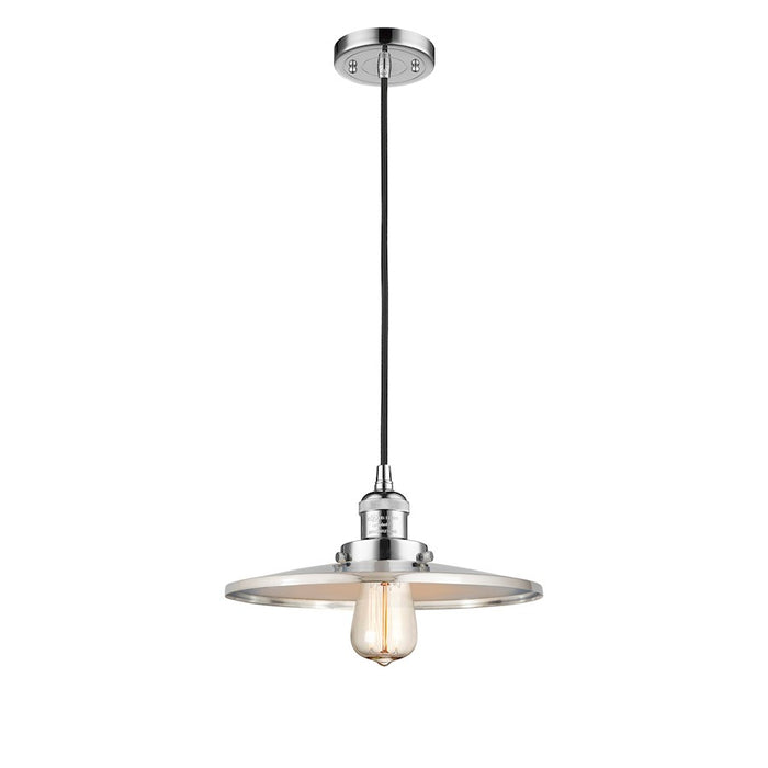 Innovations Appalachian 1 Light 12" Mini Pendant, Chrome - 201C-PC-MFR-PC-12