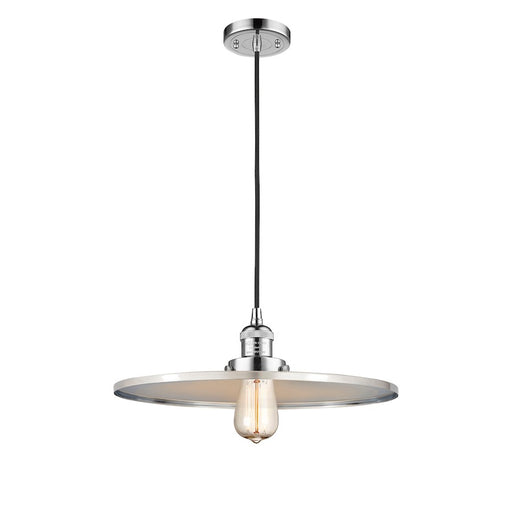 Innovations Appalachian 1 Light 16" Mini Pendant, Chrome - 201C-PC-MFR-PC-16