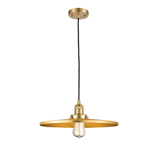 Innovations Appalachian 1 Light 16" Mini Pendant, Satin Gold - 201C-SG-MFR-SG-16