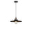 Innovations Appalachian 1-Lt 12" Cord Mini Pendant, BK BR - 201CSW-BAB-MFR-BK-12