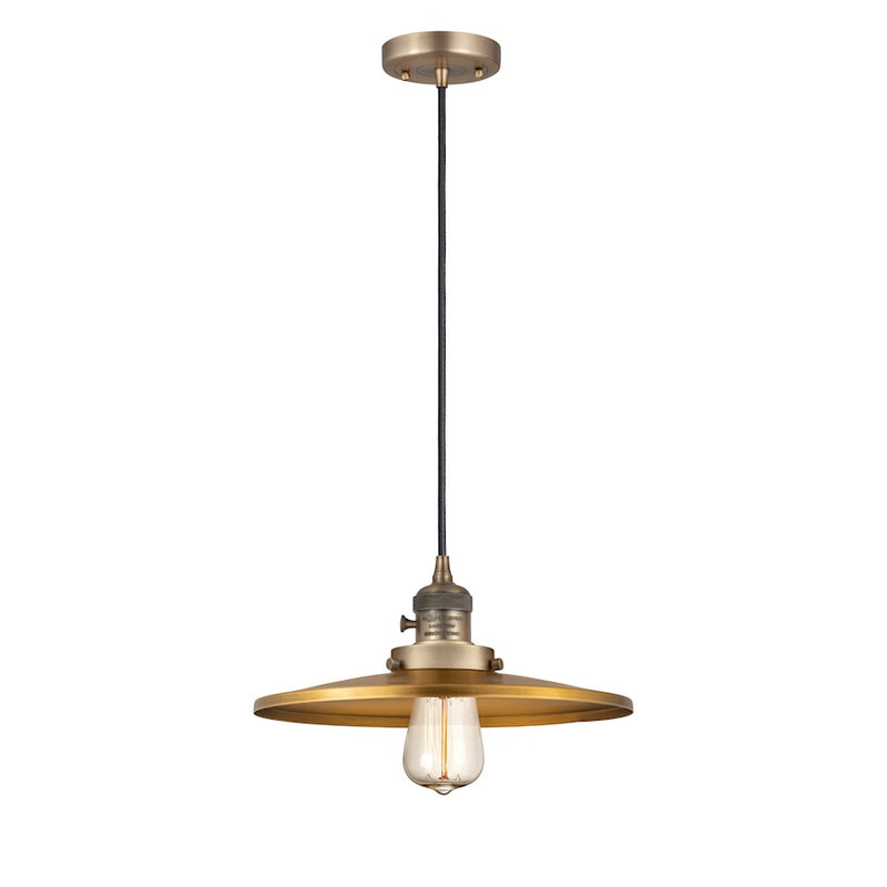 Innovations Appalachian 1 Light 12" Cord Mini Pendant, BB - 201CSW-BB-MFR-BB-12