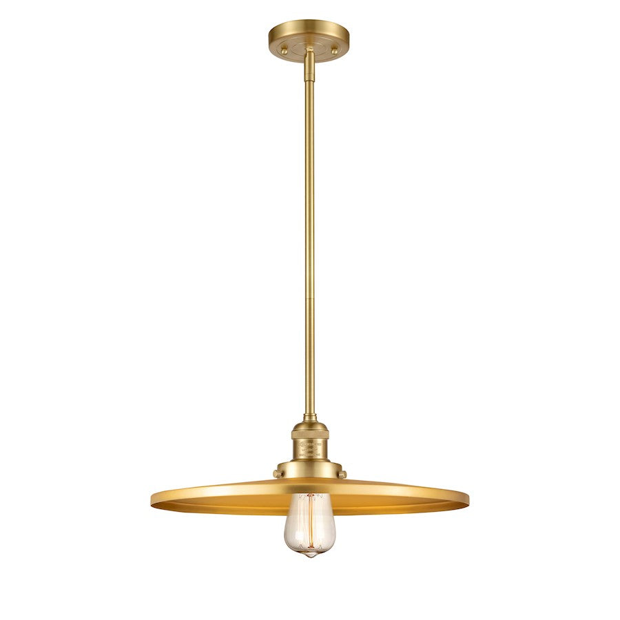 Innovations Appalachian 1 Light 16" Stem Mini Pendant, Gold - 201S-SG-MFR-SG-16