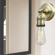 Innovations Lighting 1-LT Bare Bulb 4.5" ADA Compliant Sconce, Brass