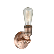 Innovations 1-LT LED Bare Bulb 4.5" ADA Compliant Sconce, Copper