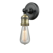 Innovations 1-LT LED Bare Bulb ADA Compliant Sconce, BK Brass