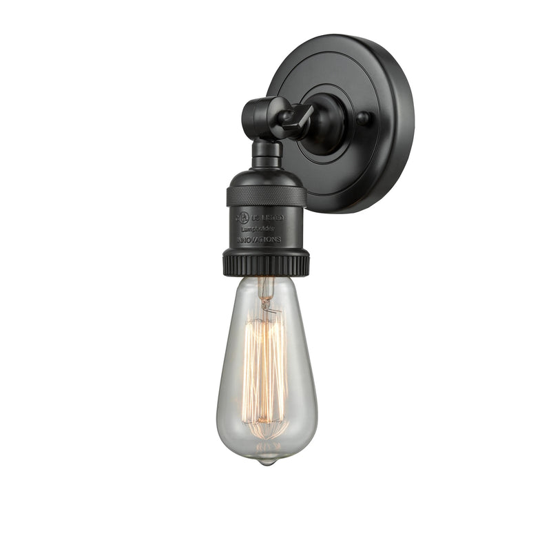 Innovations Lighting 1-LT Bare Bulb 4.5" ADA Compliant Sconce, Black
