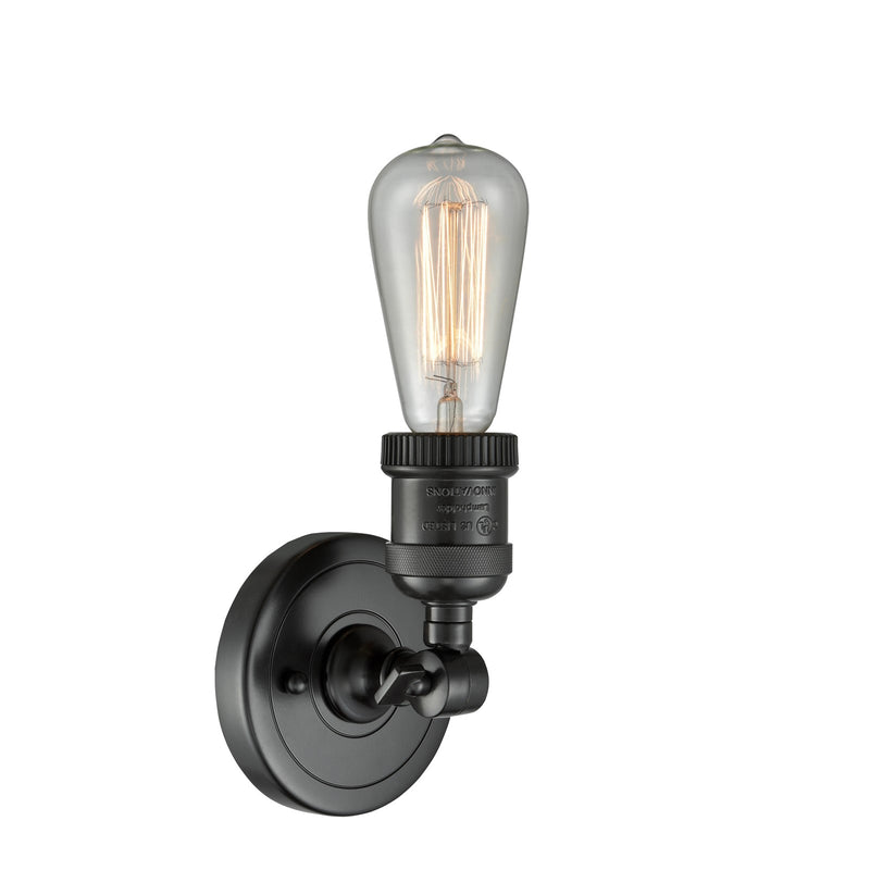 Innovations Lighting 1-LT Bare Bulb 4.5" ADA Compliant Sconce, Black