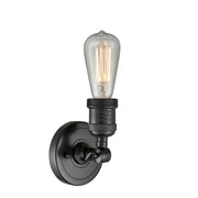 Innovations 1-LT LED Bare Bulb 4.5" ADA Compliant Sconce, Black