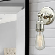 Innovations 1-LT LED Bare Bulb ADA Compliant Sconce, P Nickel