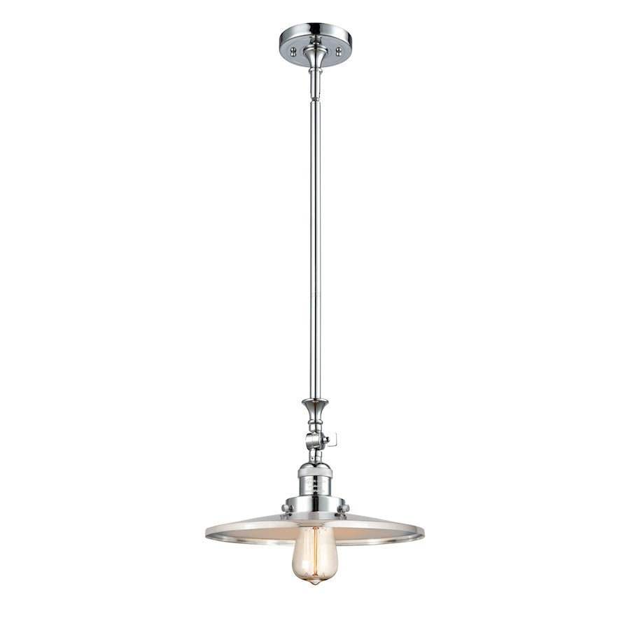 Innovations Appalachian 12" Stem Mini Pendant/Adj Swivel, CH - 206-PC-MFR-PC-12