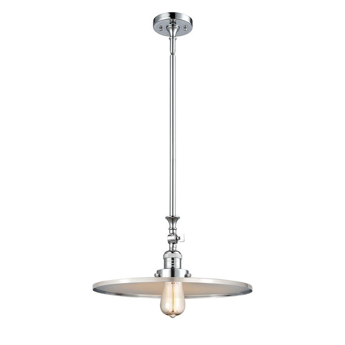 Innovations Appalachian 16" Stem Mini Pendant/Adj Swivel, CH - 206-PC-MFR-PC-16