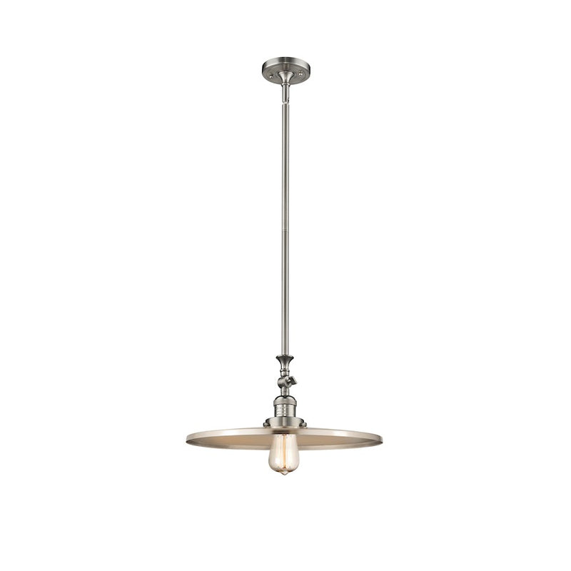 Innovations Appalachian 16" Stem Mini Pendant/Adj Swivel, NK- 206-SN-MFR-SN-16