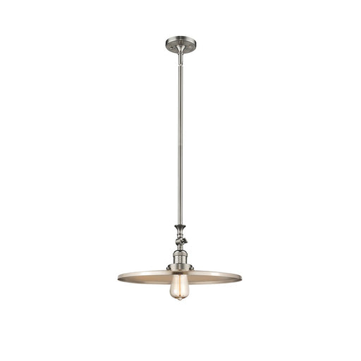 Innovations Appalachian 16" Stem Mini Pendant/Adj Swivel, NK- 206-SN-MFR-SN-16