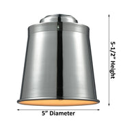 Innovations Lighting Addison 19in 3-Light Chandelier | Traditional Industrial Polished Chrome Steel and Cast Brass with Polished | Model 207-PC-M9-PC-LED