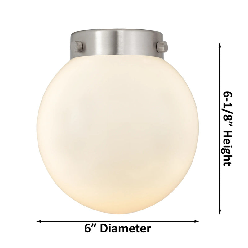 Innovations Beacon 19in 3-Light Chandelier | Industrial Polished Nickel and Matte White Glass | Dining Room & Kitchen Island | Model 207-PN-G201-6-LED