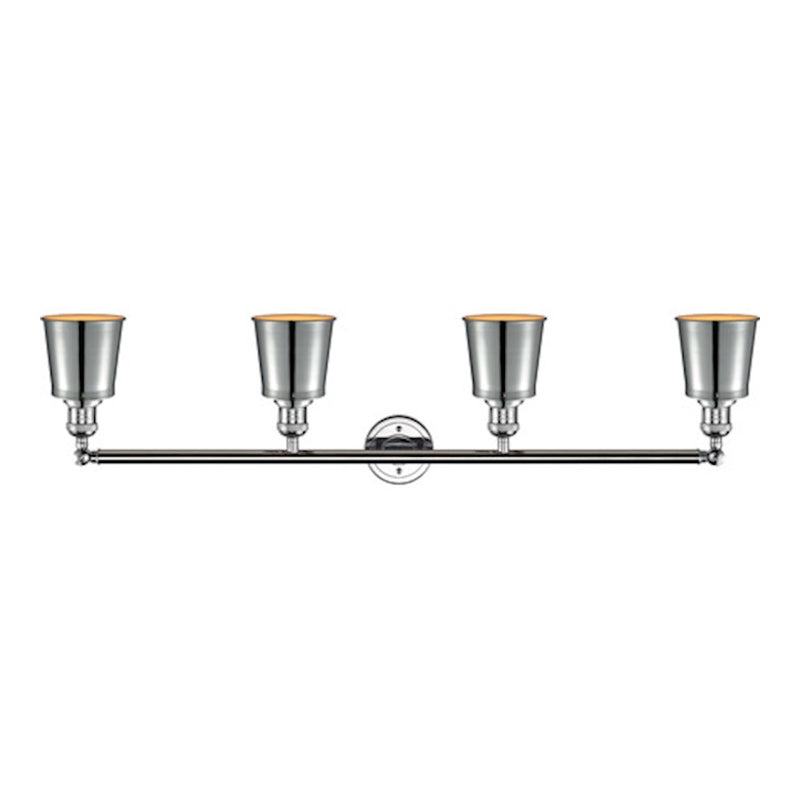 Innovations Addison 42in 4-Light Bath Vanity | Traditional Polished Chrome Steel and Cast Brass Metal | Bathroom Vanity | Model 215-PC-M9-PC