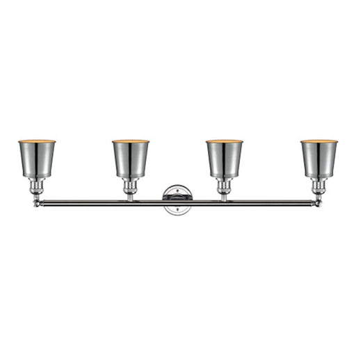 Innovations Addison 42in 4-Light Bath Vanity | Traditional Polished Chrome Steel and Cast Brass Metal | Bathroom Vanity | Model 215-PC-M9-PC