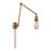 Innovations Bare Bulb 1 Light Swing Arm, Brushed Brass - 238-BB