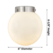 Innovations 1 Light, White LED Beacon 6" Sconce, BPN