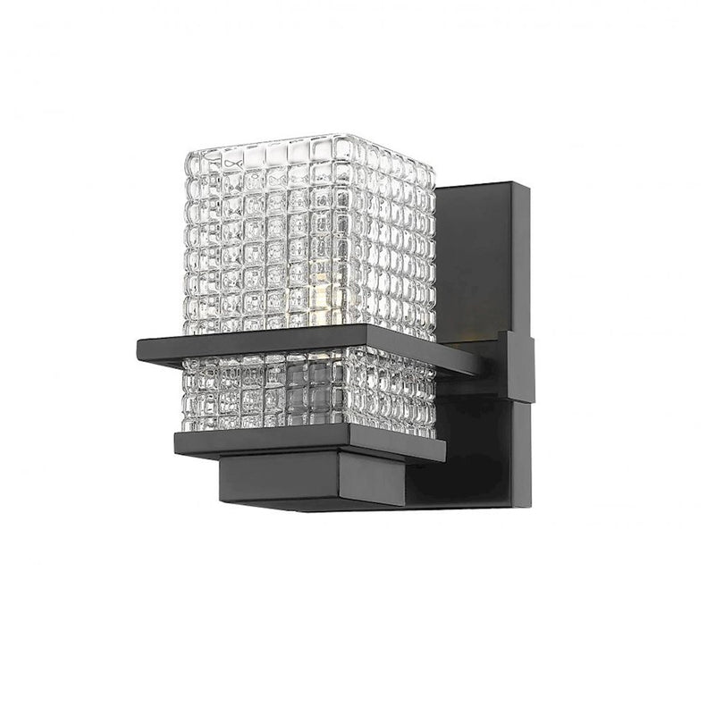 Innovations Lighting Wellfleet 1 Light Wall Sconce, Black