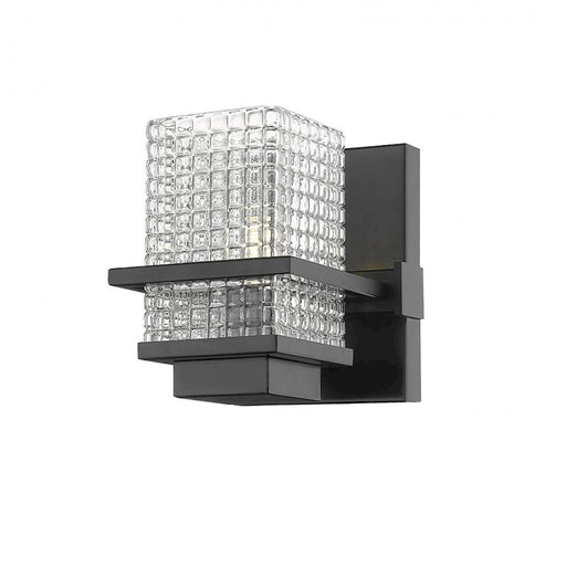 Innovations Wellfleet 1 Light L-LED Wall Sconce, BK
