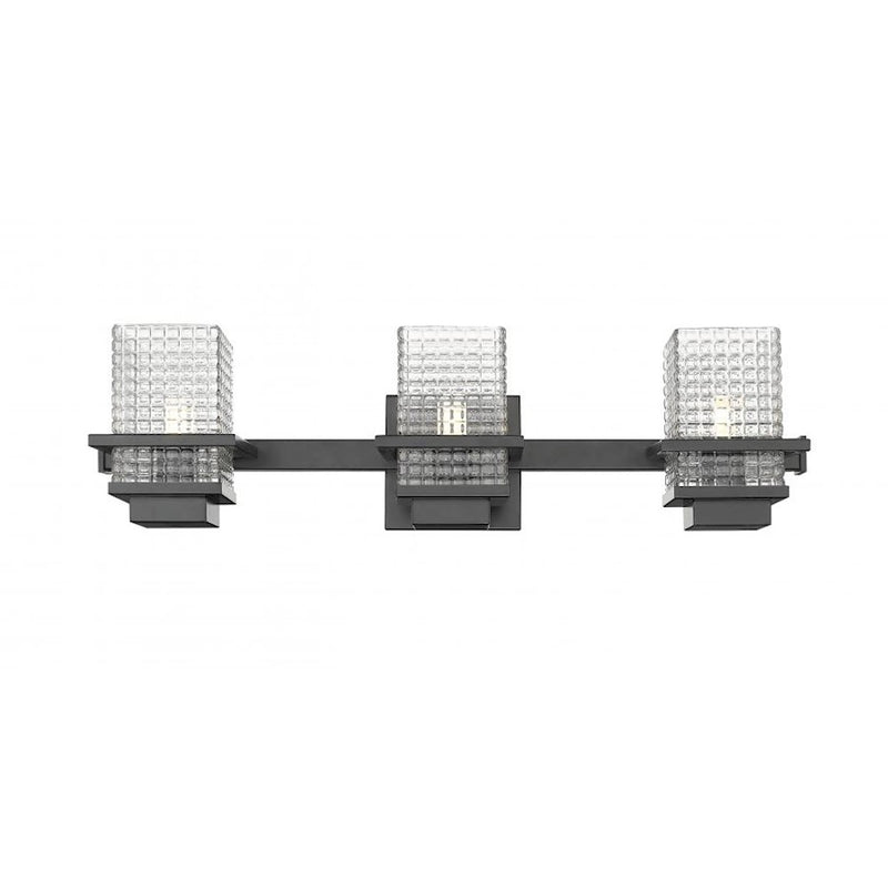 Innovations Lighting Wellfleet 3 Light Bath Vanity Light, Black