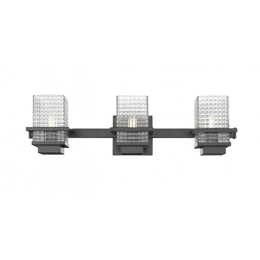 Innovations Lighting Wellfleet 3 Light Bath Vanity Light, Black
