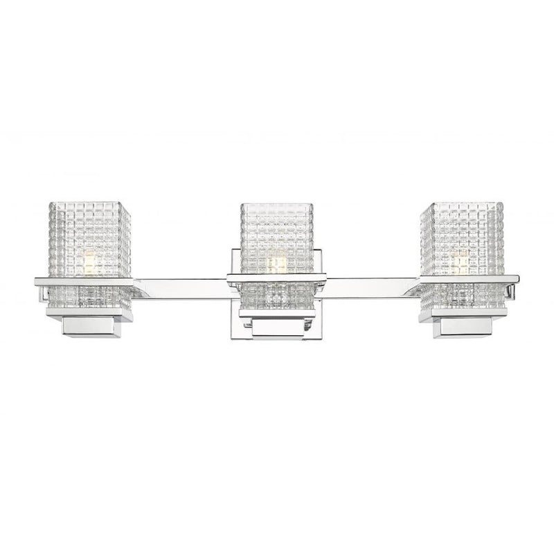 Innovations Lighting Wellfleet 3 Light Bath Vanity Light, Chrome