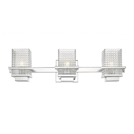 Innovations Lighting Wellfleet 3 Light Bath Vanity Light, Chrome