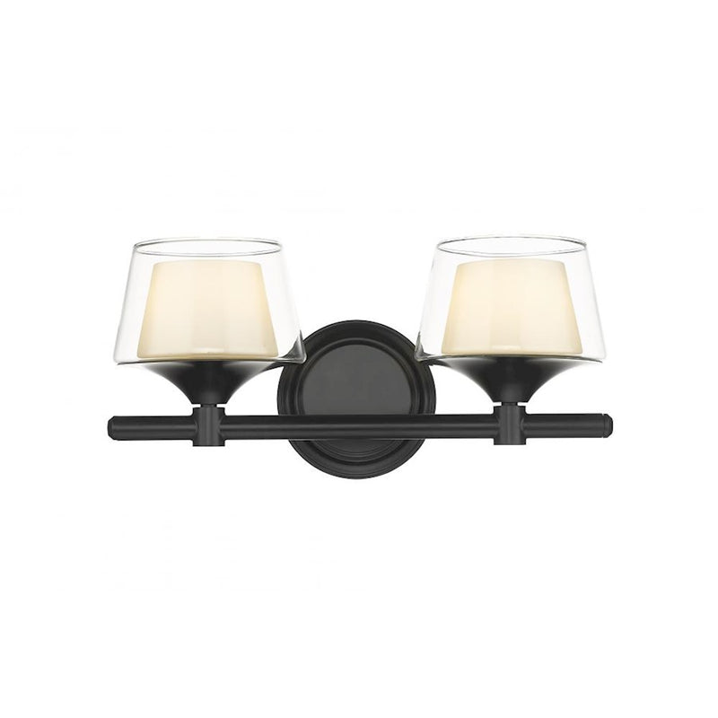 Innovations Lighting Laguna 2 Light LED Bath Vanity, Black
