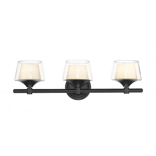 Innovations Lighting Laguna 3 Light Bath Vanity Light, Black