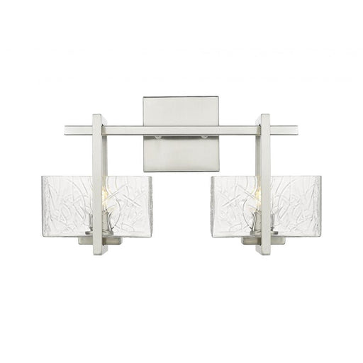 Innovations Lighting Striate 2 Light Bath Vanity, Satin SN