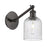 Innovations Ball Bridal Veil 5" Sconce, Vert Arm, BZ/SD - 317-1W-OB-G559-5SDY
