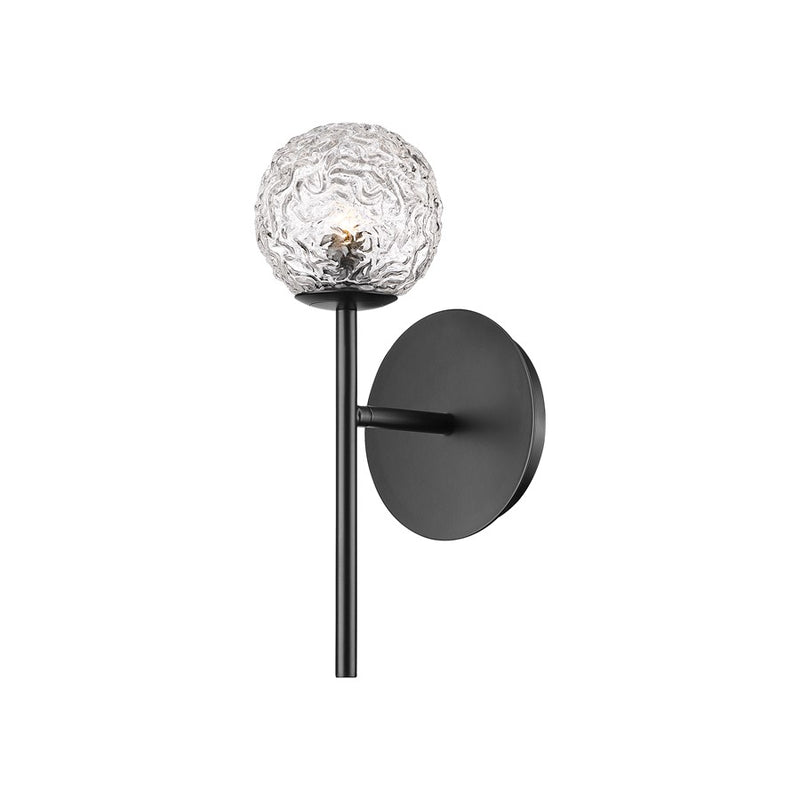 Innovations Barrington 1Lt 4" Sconce, Matte Black - 320-1W-BK-G320-5CL-BK