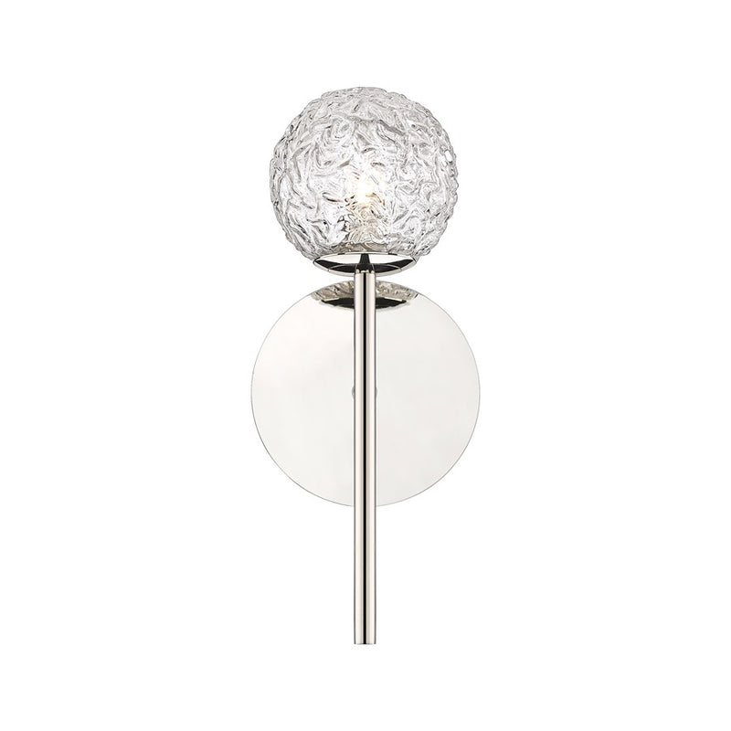 Innovations Barrington 1Lt 4" Sconce, Polished PN - 320-1W-PN-G320-5CL-PN