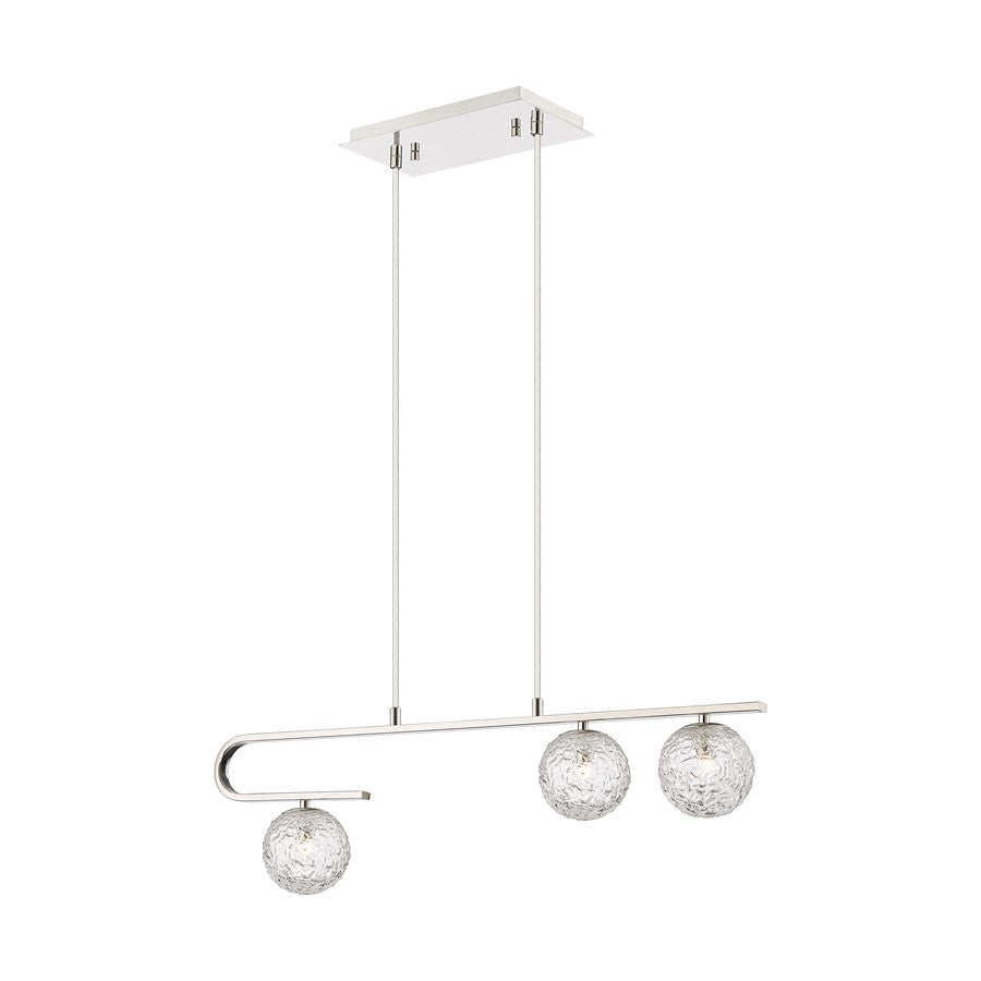Innovations Barrington 3Lt 32" Cord Island Light, PN - 320-3I-PN-G320-5CL-PN