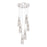 Innovations Amherst Brook 6Lt 14" Cord Multi Pendant, PN/CL - 322-6P-PN-G322-3CL