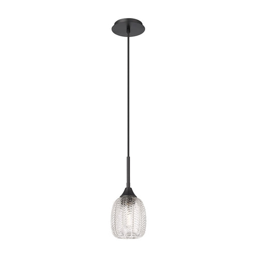 Innovations Berkshire 1Lt 5.5" Cord Pendant, Matte Black - 323-1P-BK-G323-5CL