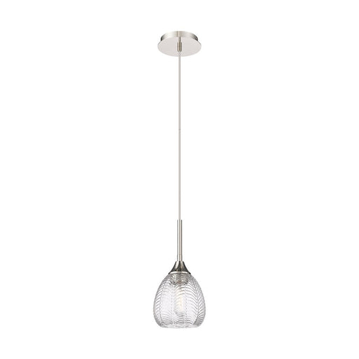 Innovations Berkshire 1Lt 6" Cord Pendant, Polished Nickel - 323-1P-PN-G323-6CL
