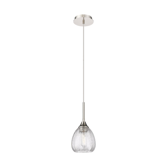 Innovations Berkshire 1Lt 6" Cord Pendant, Polished Nickel - 323-1P-PN-G323-6CL