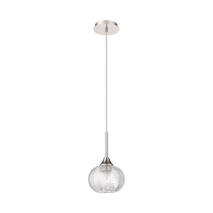 Innovations Berkshire 1Lt 7" Cord Pendant, Polished Nickel - 323-1P-PN-G323-7CL
