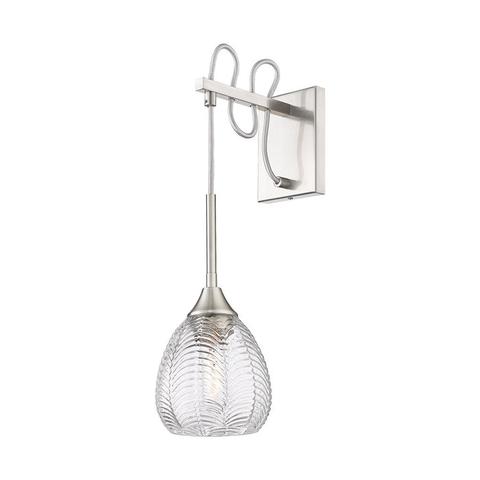 Innovations Berkshire 1Lt 6" Sconce, Satin Satin Nickel - 323-1W-SN-G323-6CL