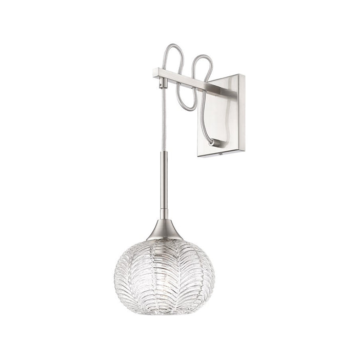 Innovations Berkshire 1Lt 7" Sconce, Satin Satin Nickel - 323-1W-SN-G323-7CL