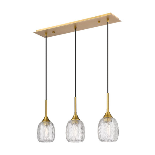 Innovations Berkshire 3Lt 26.5" Cord Island Light, Brass - 323-3I-BB-G323-5CL