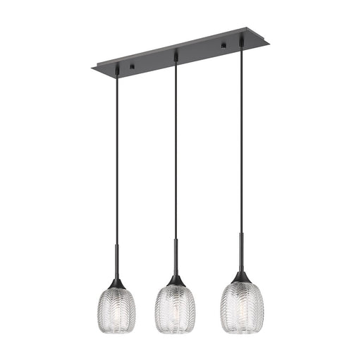 Innovations Berkshire 3Lt 26.5" Cord Island Light, Black - 323-3I-BK-G323-5CL